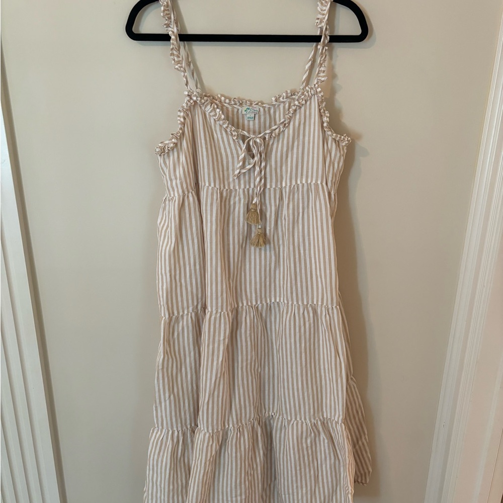 Striped Jcrew Beach Dress